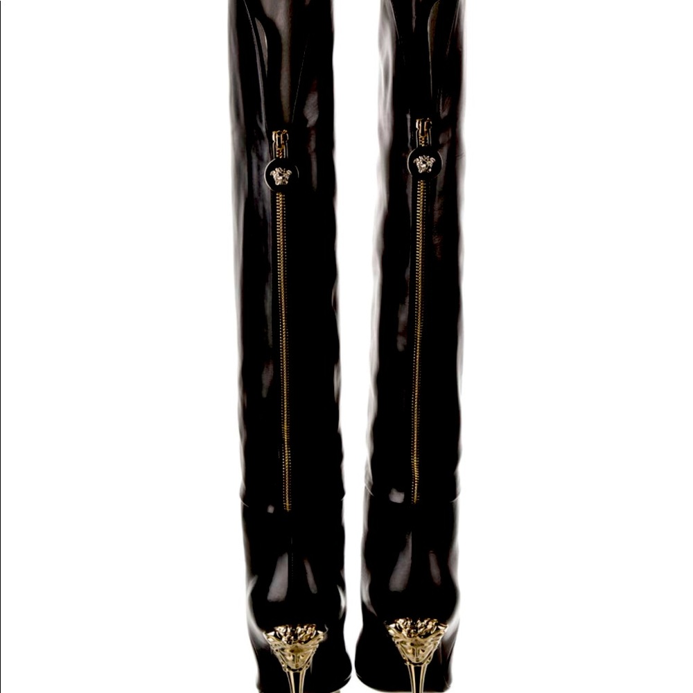 Versace Zip up boots
